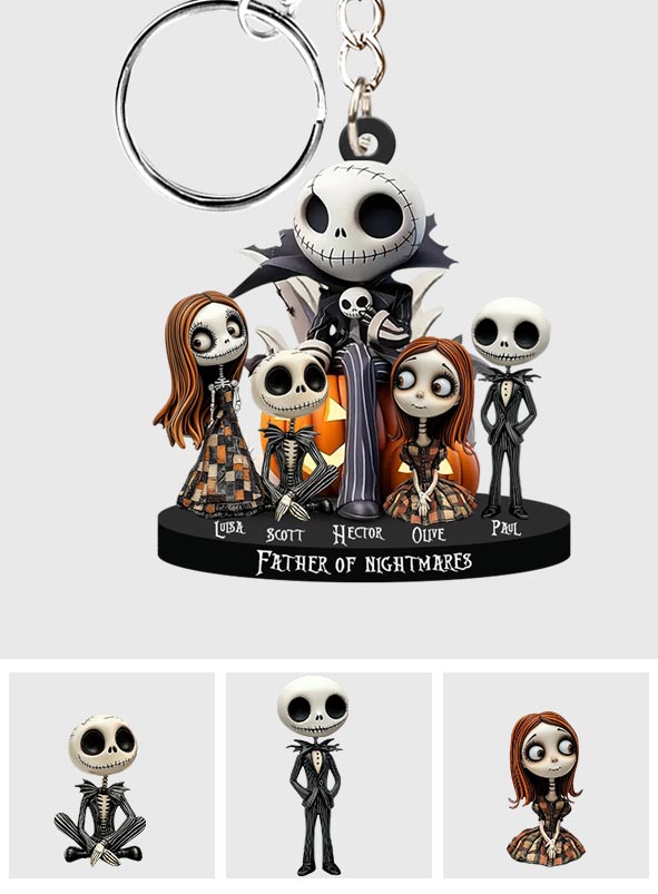 Father Of Nightmares - Personalized Nightmare Keychain
