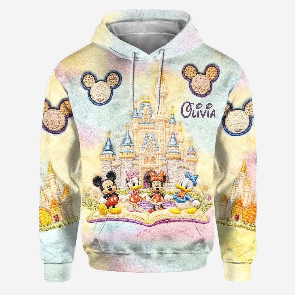 Colorful Castle - Personalized Mouse Hoodie and Leggings
