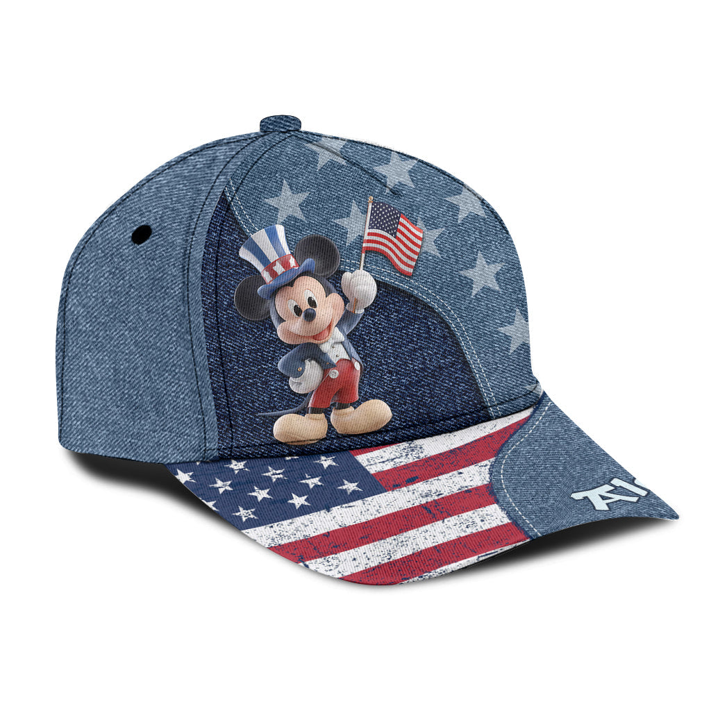 Patriotic Mouse Magic - Personalized Mouse Classic Cap