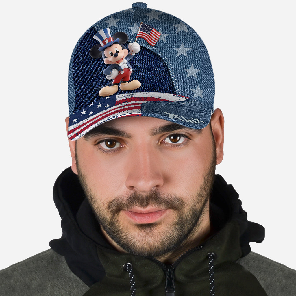 Patriotic Mouse Magic - Personalized Mouse Classic Cap