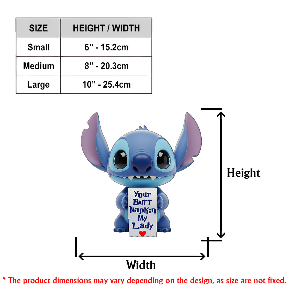 Your Napkin My Lord, Funny Blue Monster - Personalized Ohana Toilet Paper Holder Rack