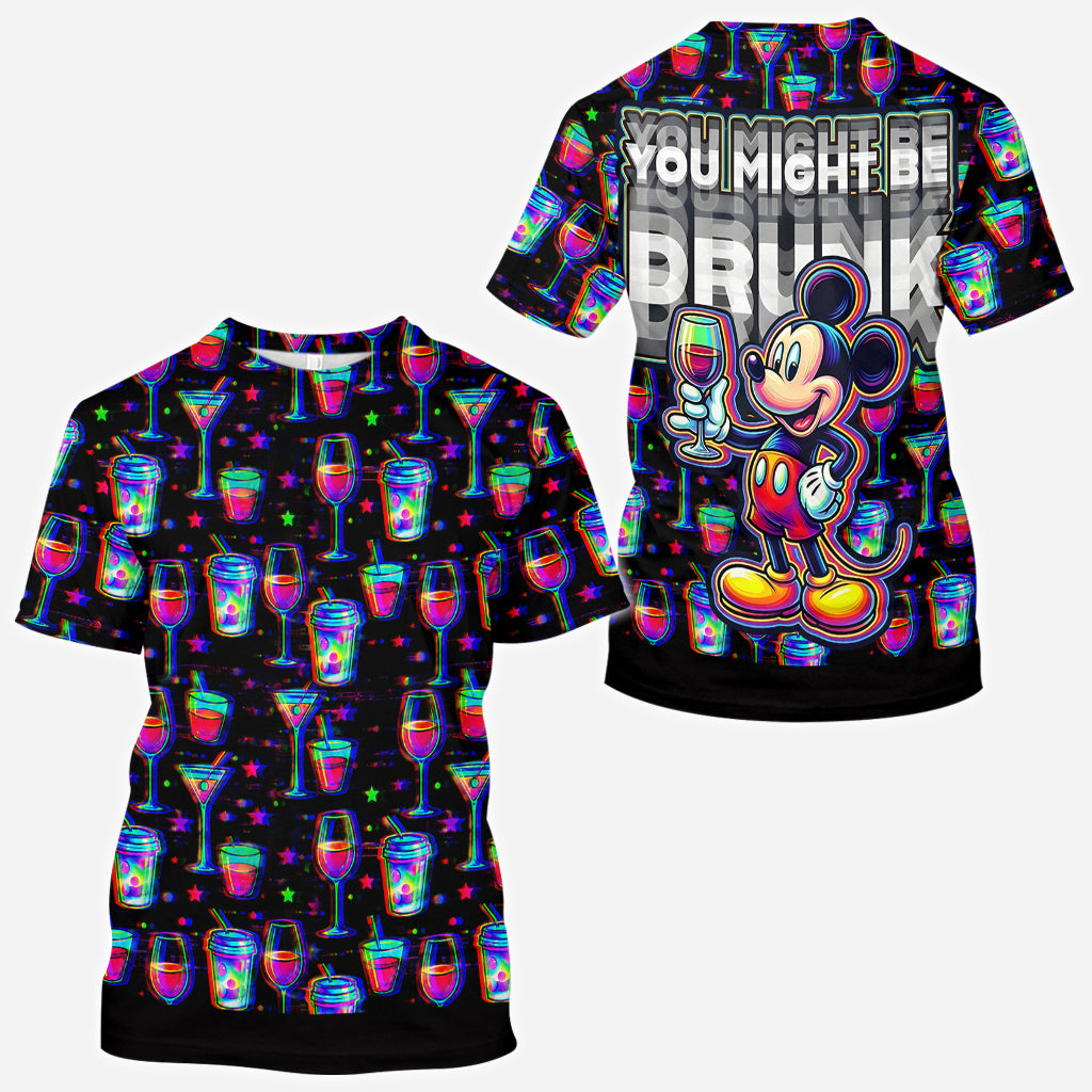 You Might Be Drunk - Personalized Mouse All Over Shirt