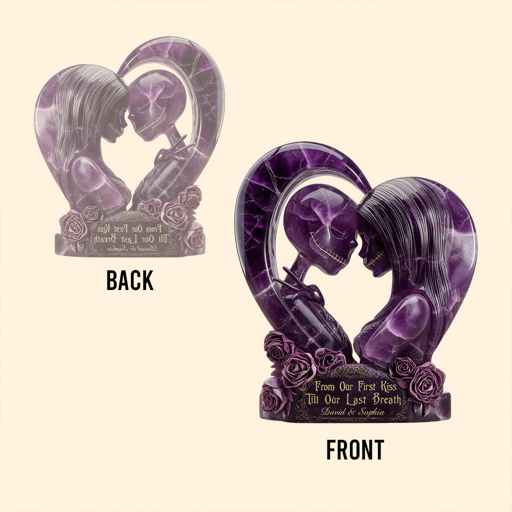 Till Our First Kiss Till Our Last Breath - Personalized Nightmare Custom Shaped Acrylic Plaque