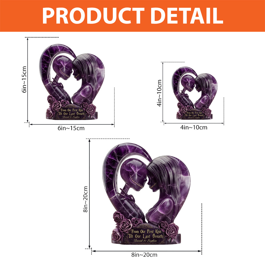 Till Our First Kiss Till Our Last Breath - Personalized Nightmare Custom Shaped Acrylic Plaque