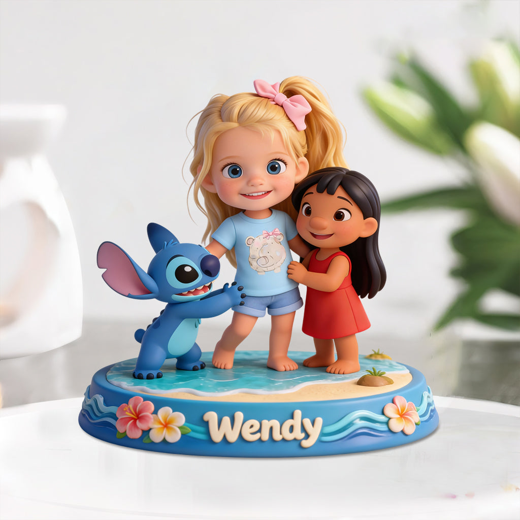 Custom Any Photo Friends - Personalized Ohana Custom Shaped Acrylic Plaque