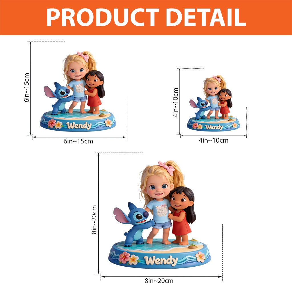 Custom Any Photo Friends - Personalized Ohana Custom Shaped Acrylic Plaque