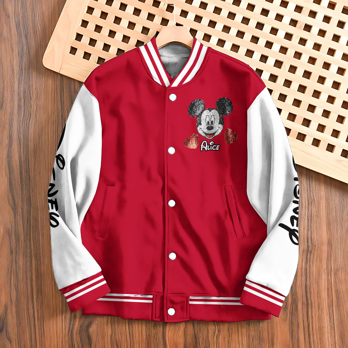 Magic Mouse - Personalized Mouse Varsity Jacket