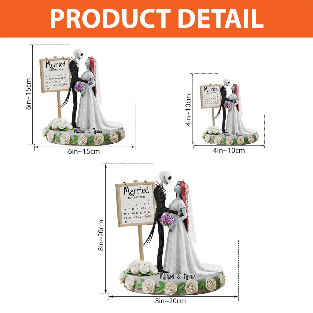 Happy Anniversary - Personalized Nightmare Custom Shaped Acrylic Plaque