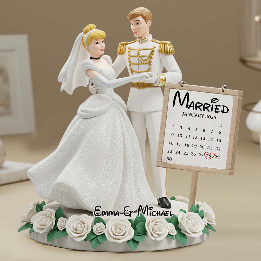 Happily Ever After Anniversary - Personalized Mouse Custom Shaped Acrylic Plaque