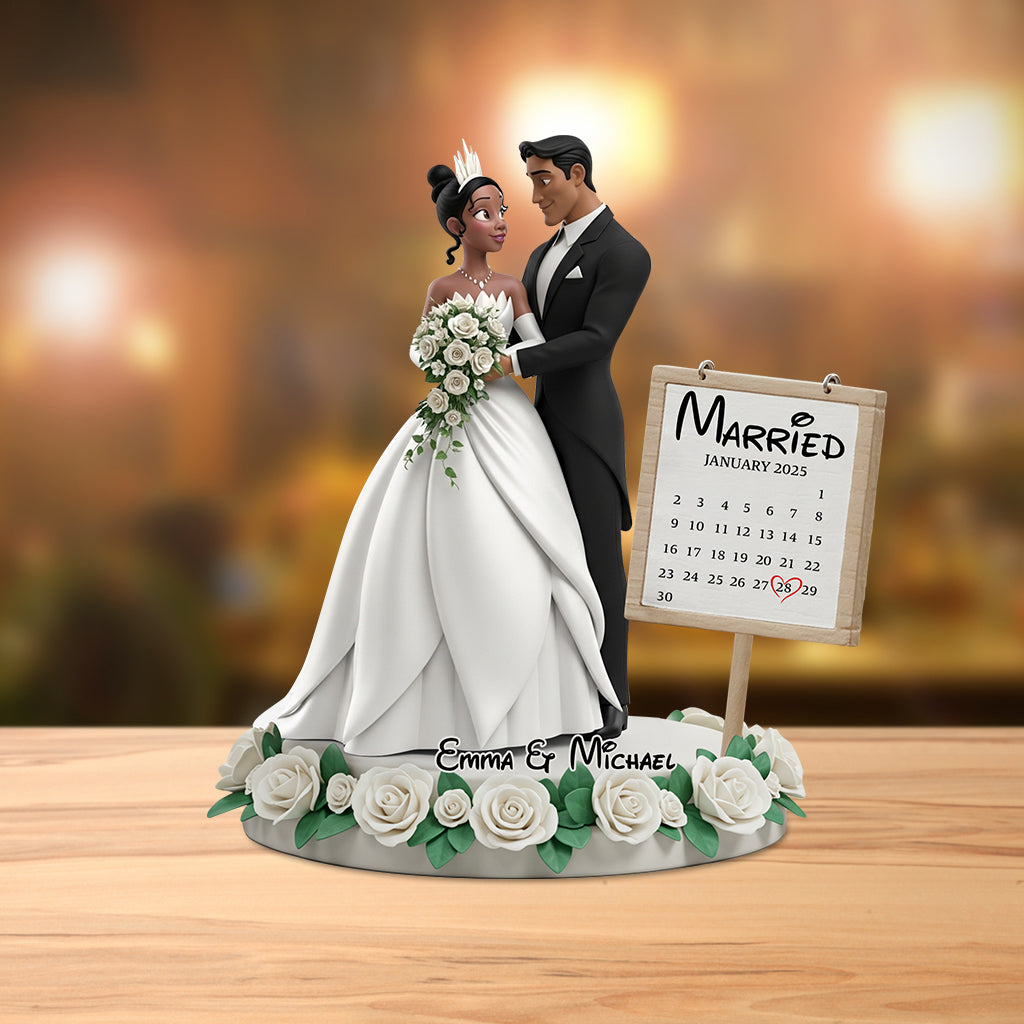 Happily Ever After Anniversary - Personalized Mouse Custom Shaped Acrylic Plaque