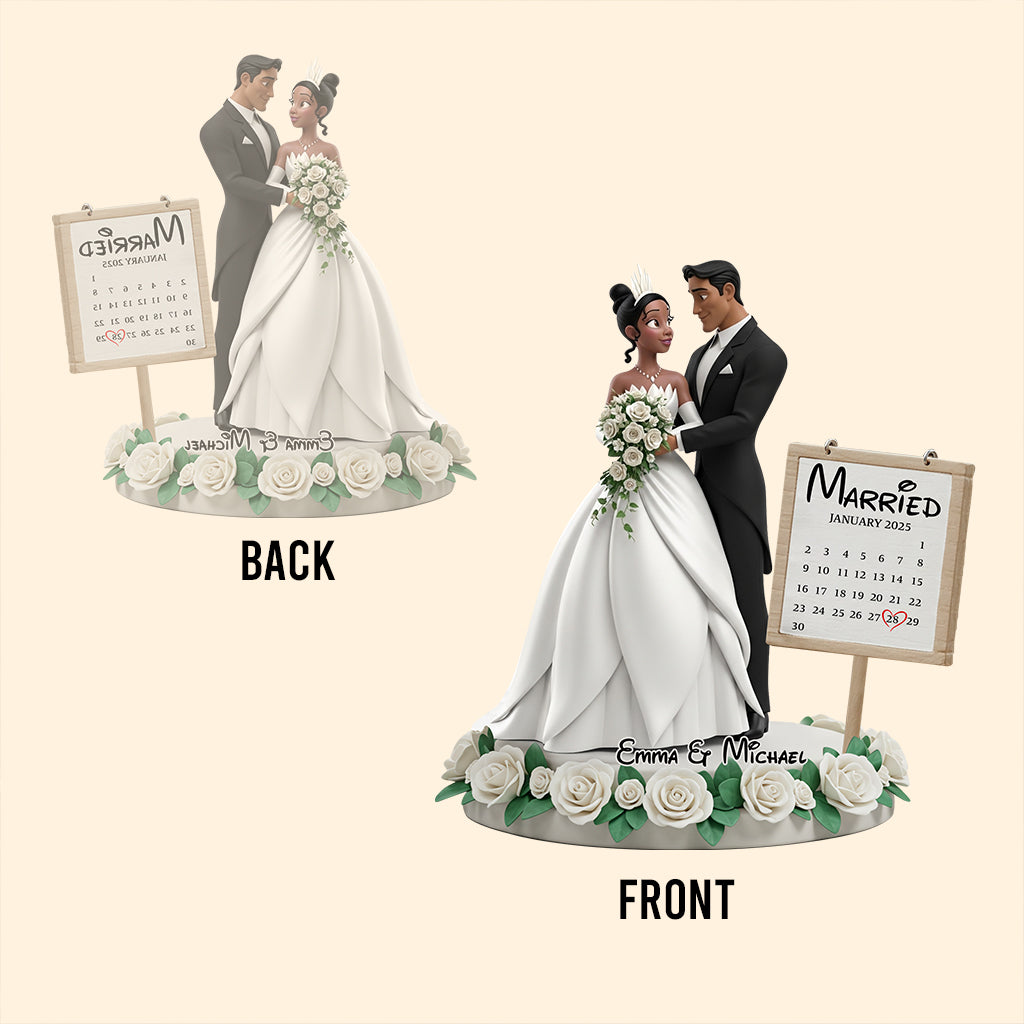 Happily Ever After Anniversary - Personalized Mouse Custom Shaped Acrylic Plaque