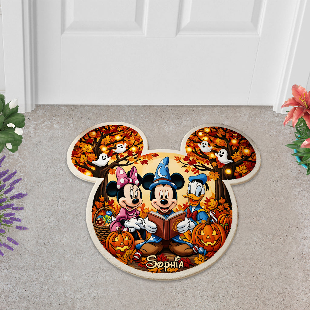 Til The Season - Personalized Mouse Shaped Doormat/ Rug
