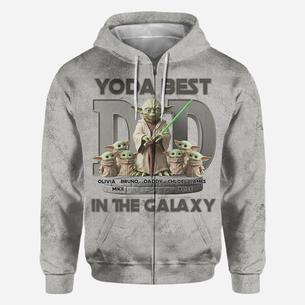 Yoda Best Dad - Personalized The Force All Over Shirt
