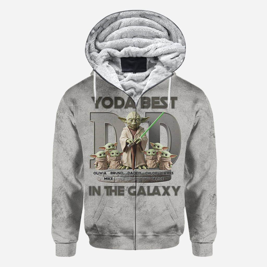Yoda Best Dad - Personalized The Force All Over Shirt