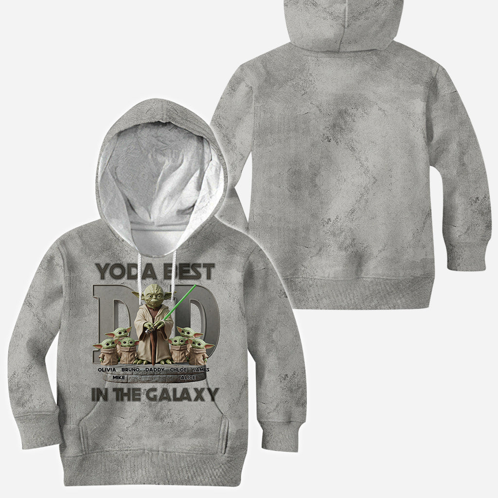 Yoda Best Dad - Personalized The Force All Over Shirt