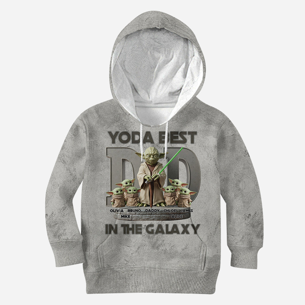 Yoda Best Dad - Personalized The Force All Over Shirt