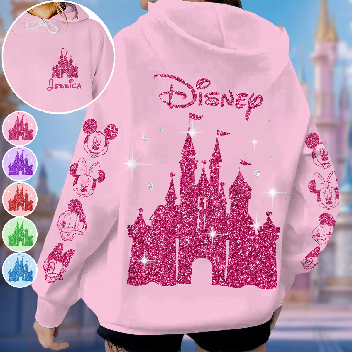 Magical Castle - Personalized Mouse All Over Shirt