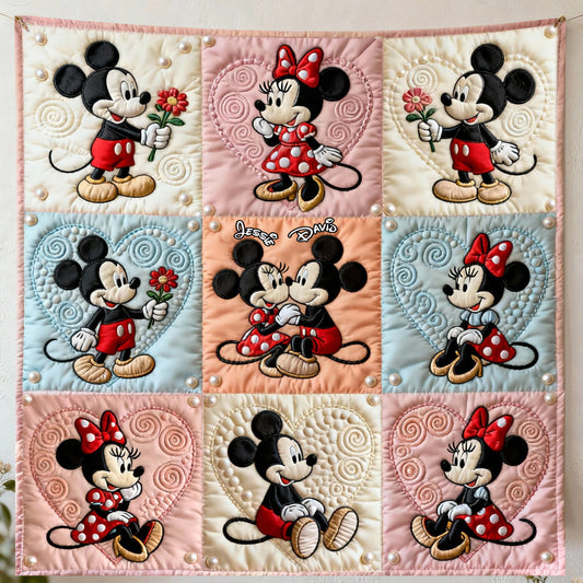 I Love You - Personalized Mouse Blanket