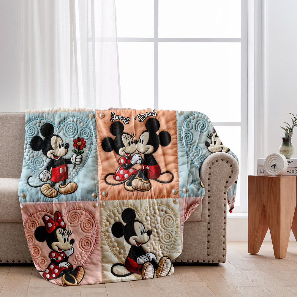 I Love You - Personalized Mouse Blanket