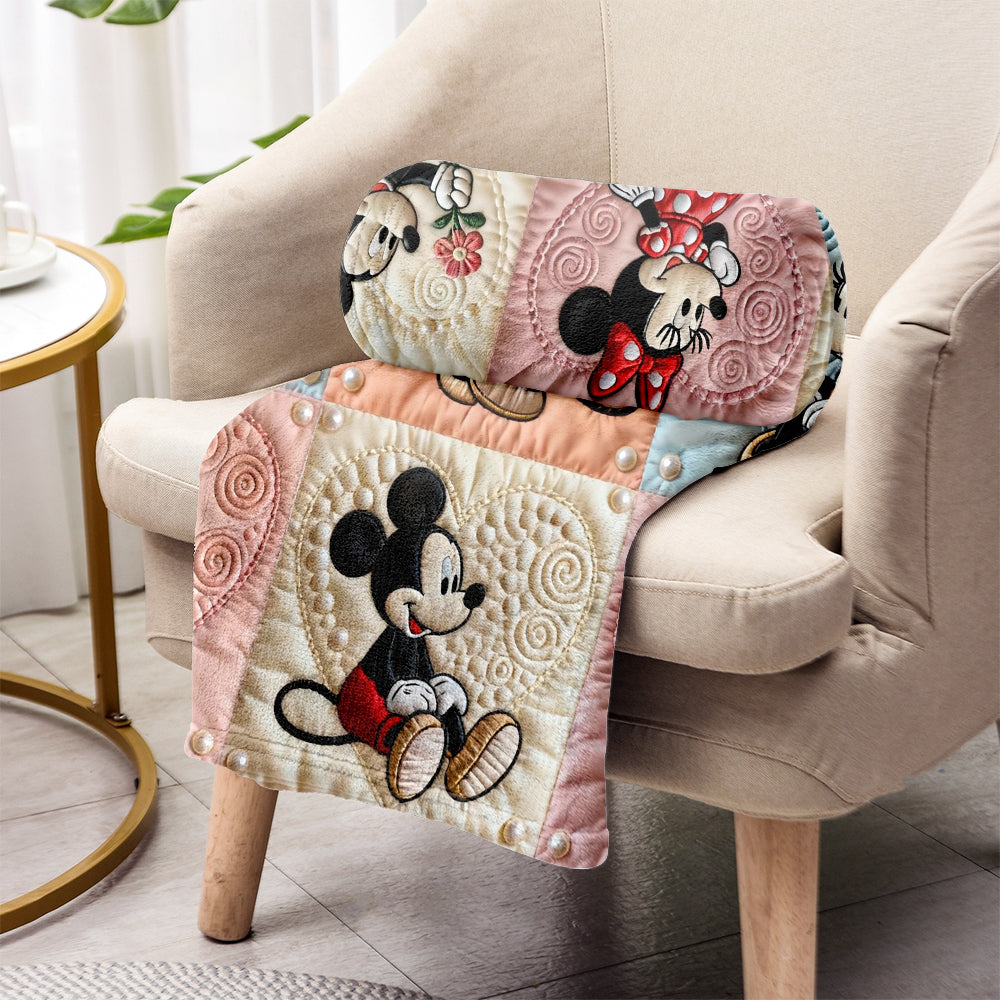 I Love You - Personalized Mouse Blanket