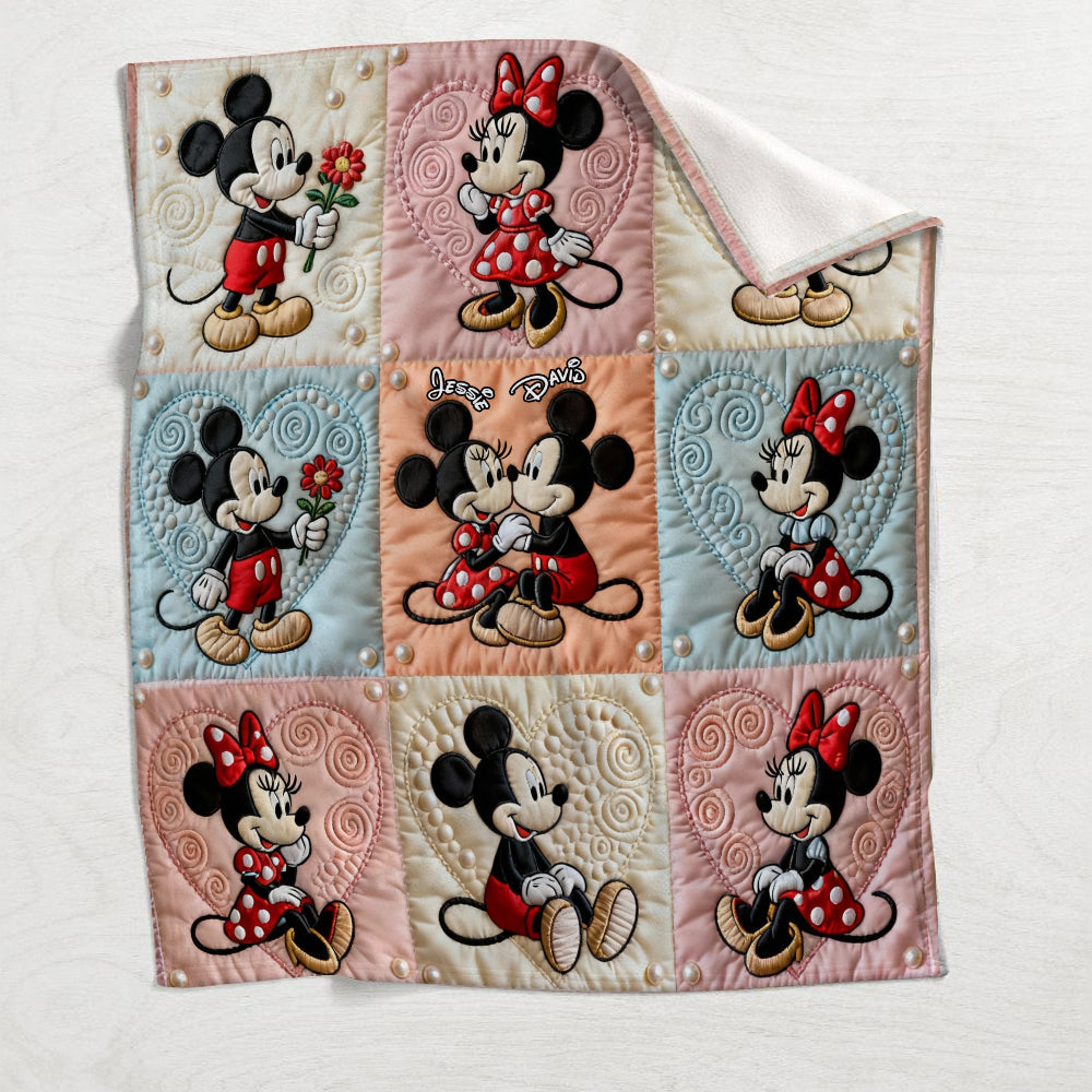 I Love You - Personalized Mouse Blanket