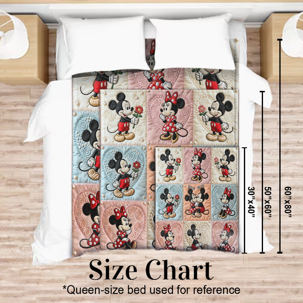 I Love You - Personalized Mouse Blanket