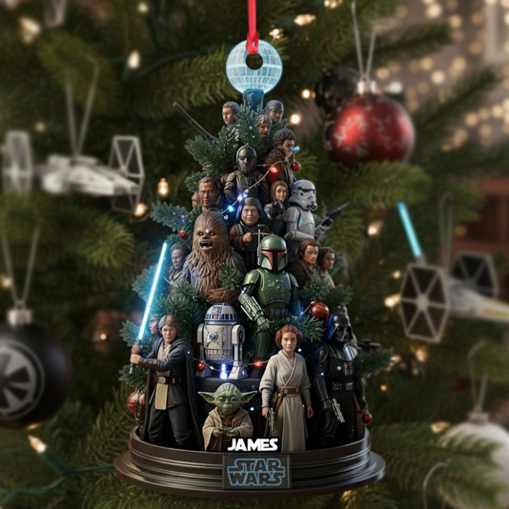 Dashing Through The Snow - Personalized The Force Ornament