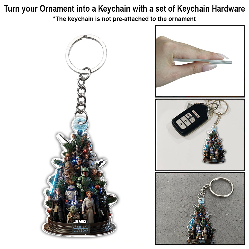 Dashing Through The Snow - Personalized The Force Ornament