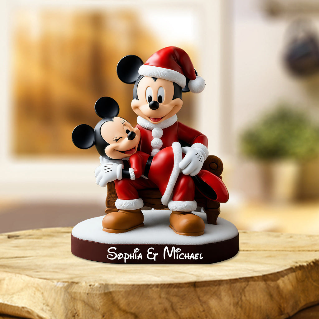 Funny Big Ears Couple - Personalized Mouse Custom Shaped Acrylic Plaque