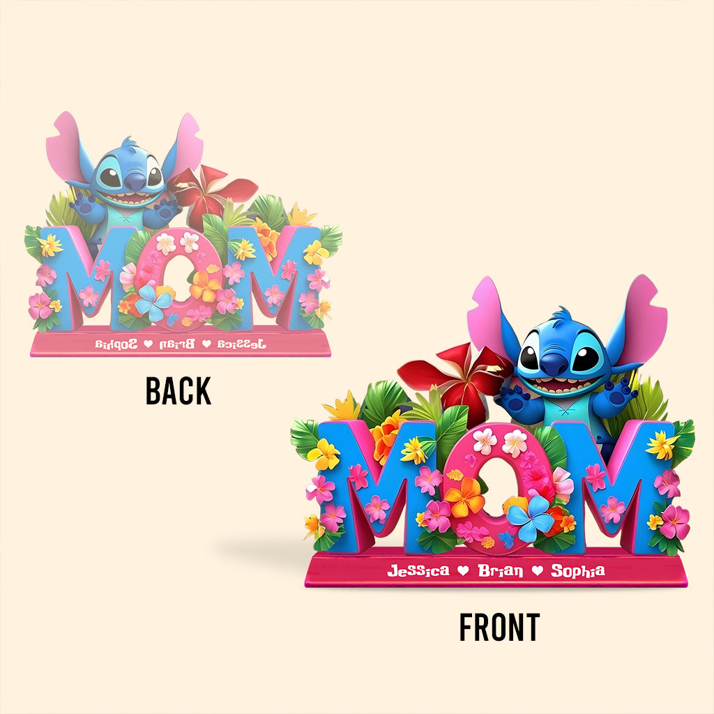 Mama Ohana - Personalized Ohana Custom Shaped Acrylic Plaque