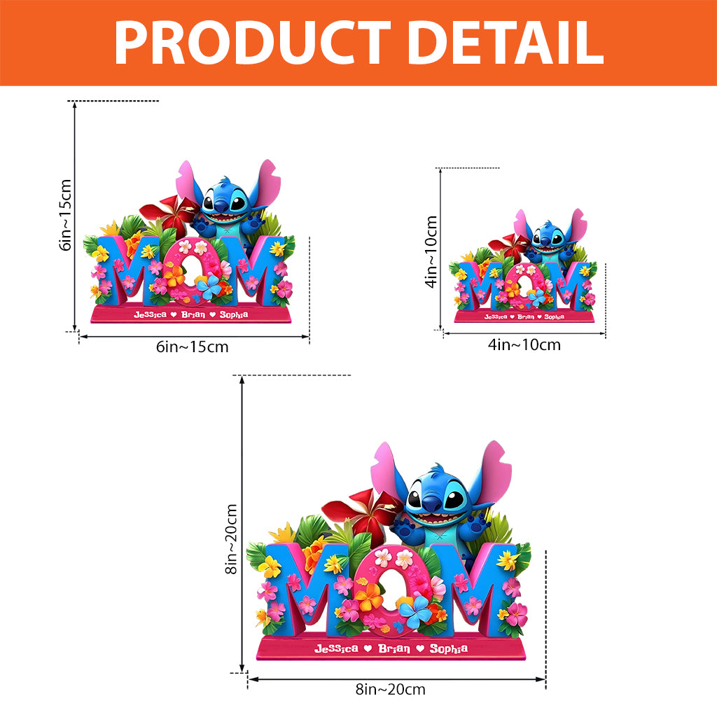 Mama Ohana - Personalized Ohana Custom Shaped Acrylic Plaque