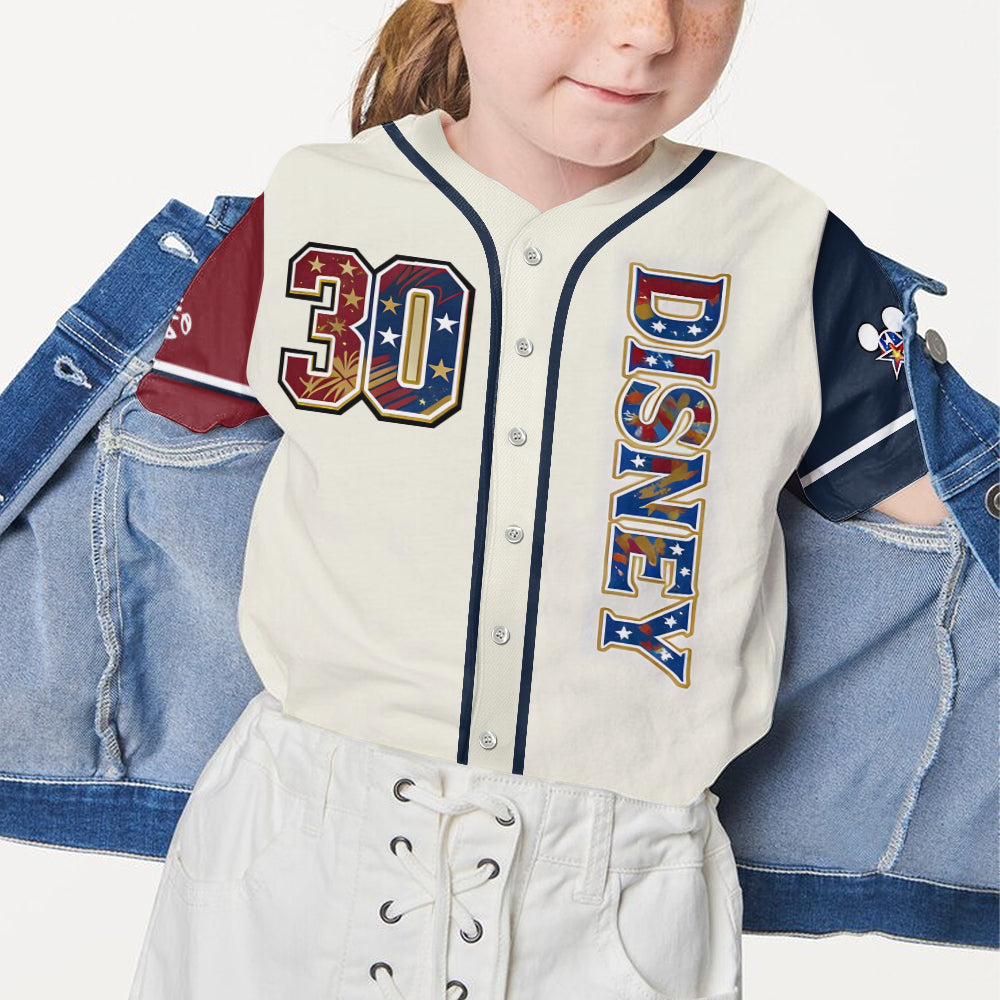 USA 250th Anniversary - Personalized Mouse Baseball Jersey