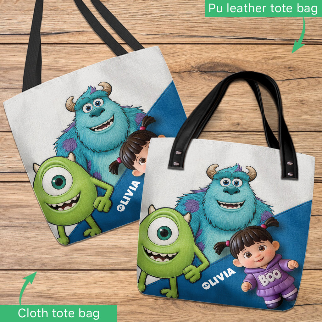 Cute Monsters - Personalized Imp Lover Tote Bag
