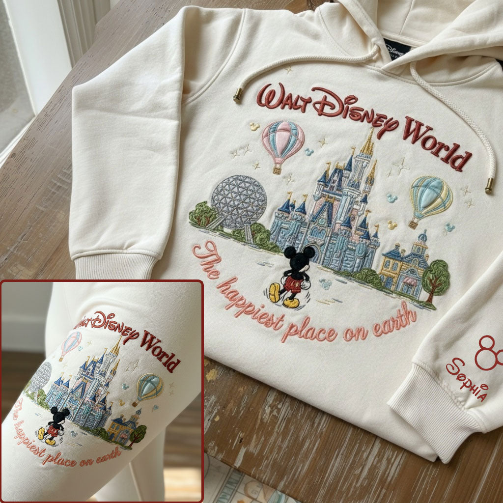 The Happiest Place - Personalized Mouse Hoodie and Leggings