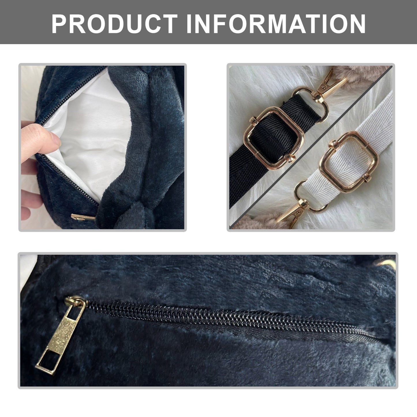 Ohana Means Family - Personalized Ohana Plush Crossbag