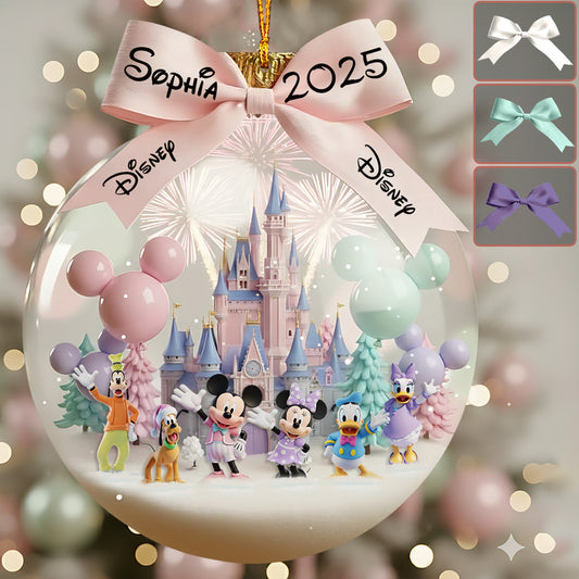 Magical Christmas - Personalized Mouse Ornament