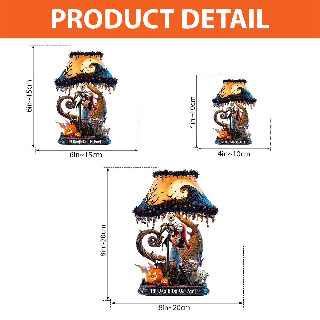 Till Death Do Us Part - Personalized Nightmare Custom Shaped Acrylic Plaque