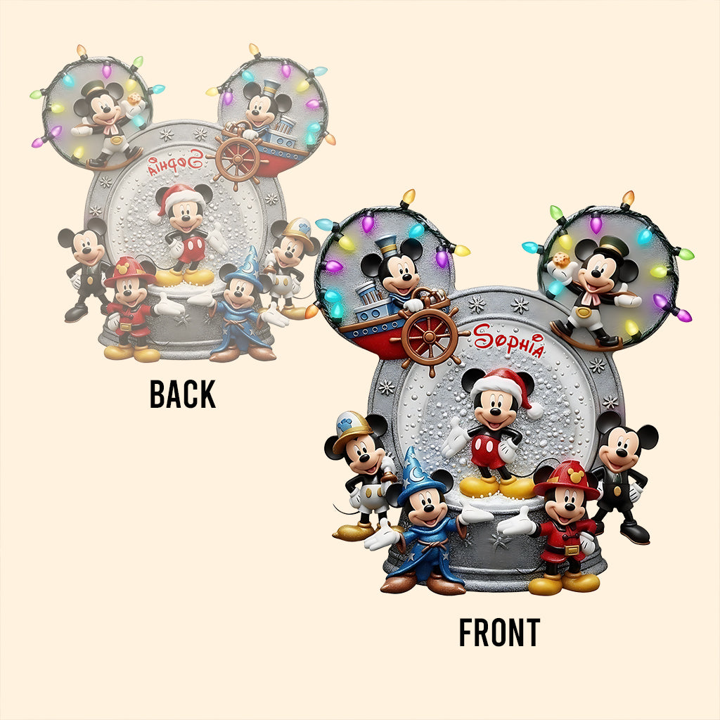 Big Ears Mouse Friend - Personalized Mouse Custom Shaped Acrylic Plaque