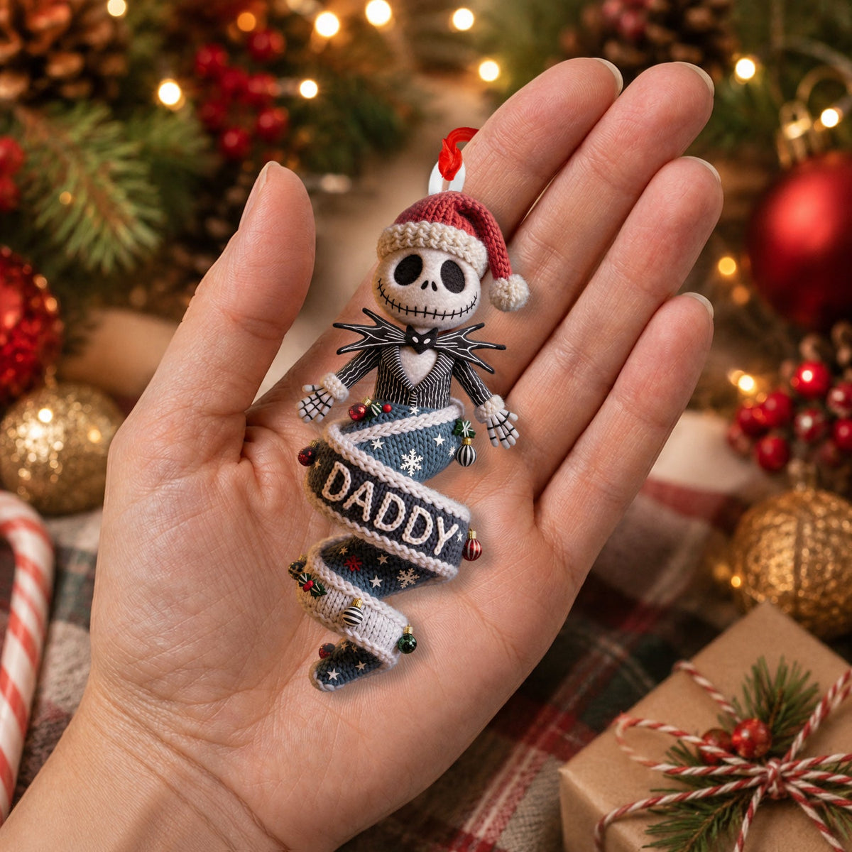 Dark Christmas - Personalized Nightmare Plush Ornament