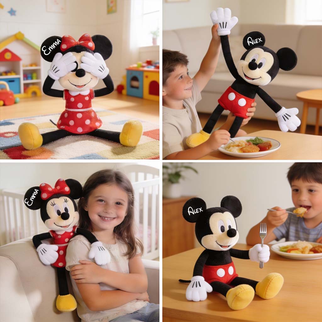My Buddy - Personalized Mouse Posable Plush Doll