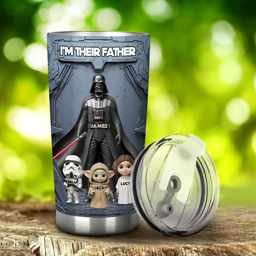 I'm Their Father - Personalized The Force Tumbler