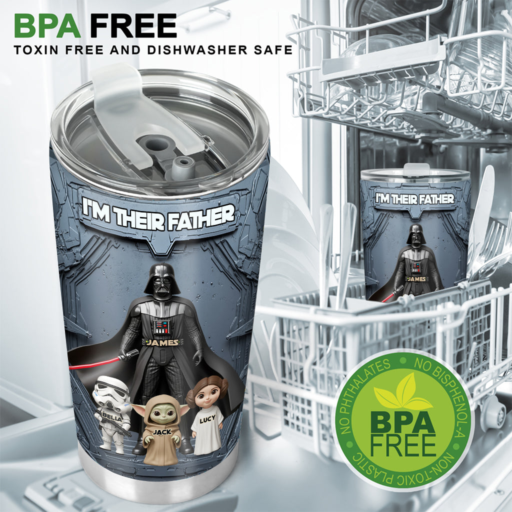 I'm Their Father - Personalized The Force Tumbler