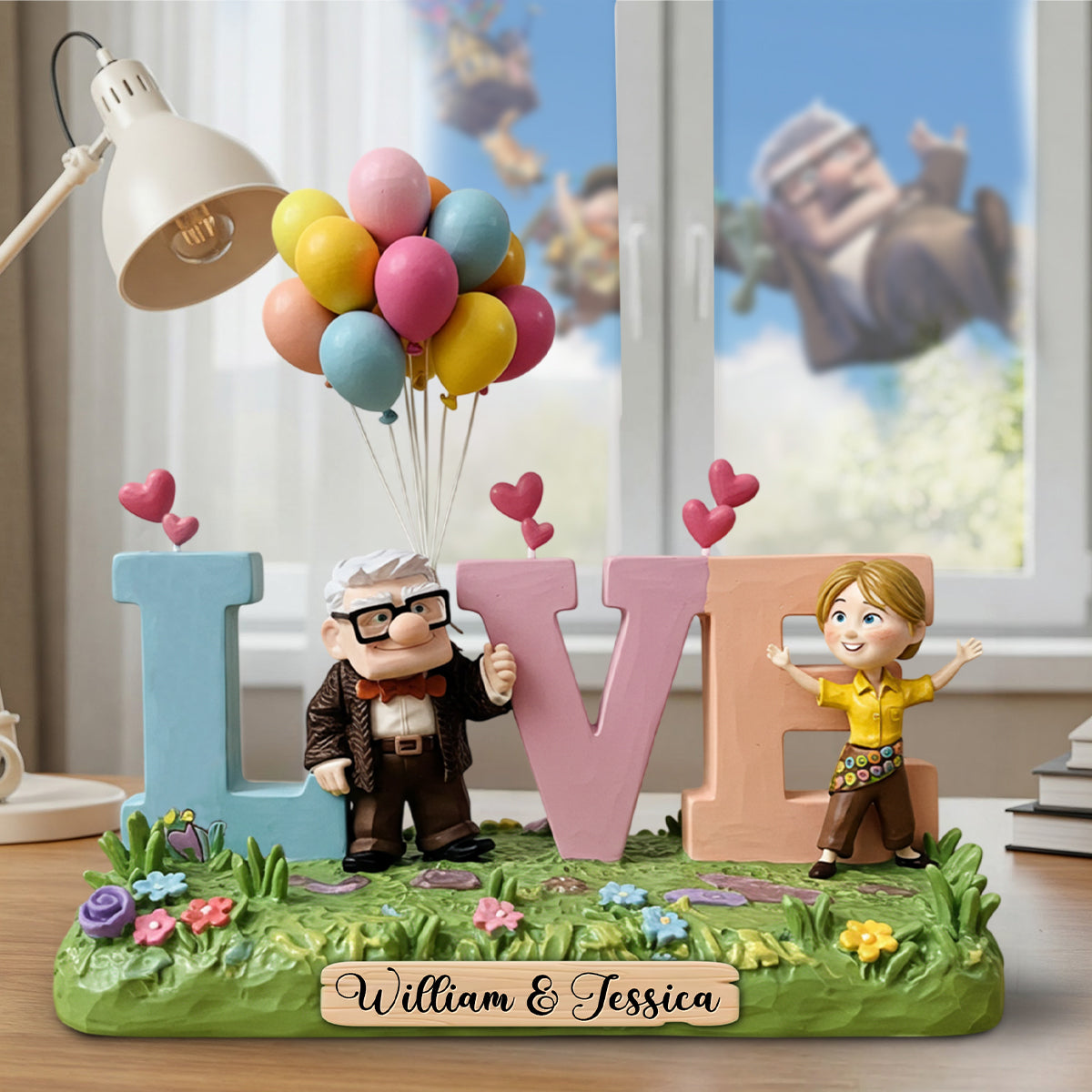 You & Me - Personalized Couple Custom Shaped Acrylic Plaque