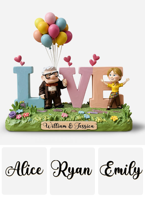 You & Me - Personalized Couple Custom Shaped Acrylic Plaque