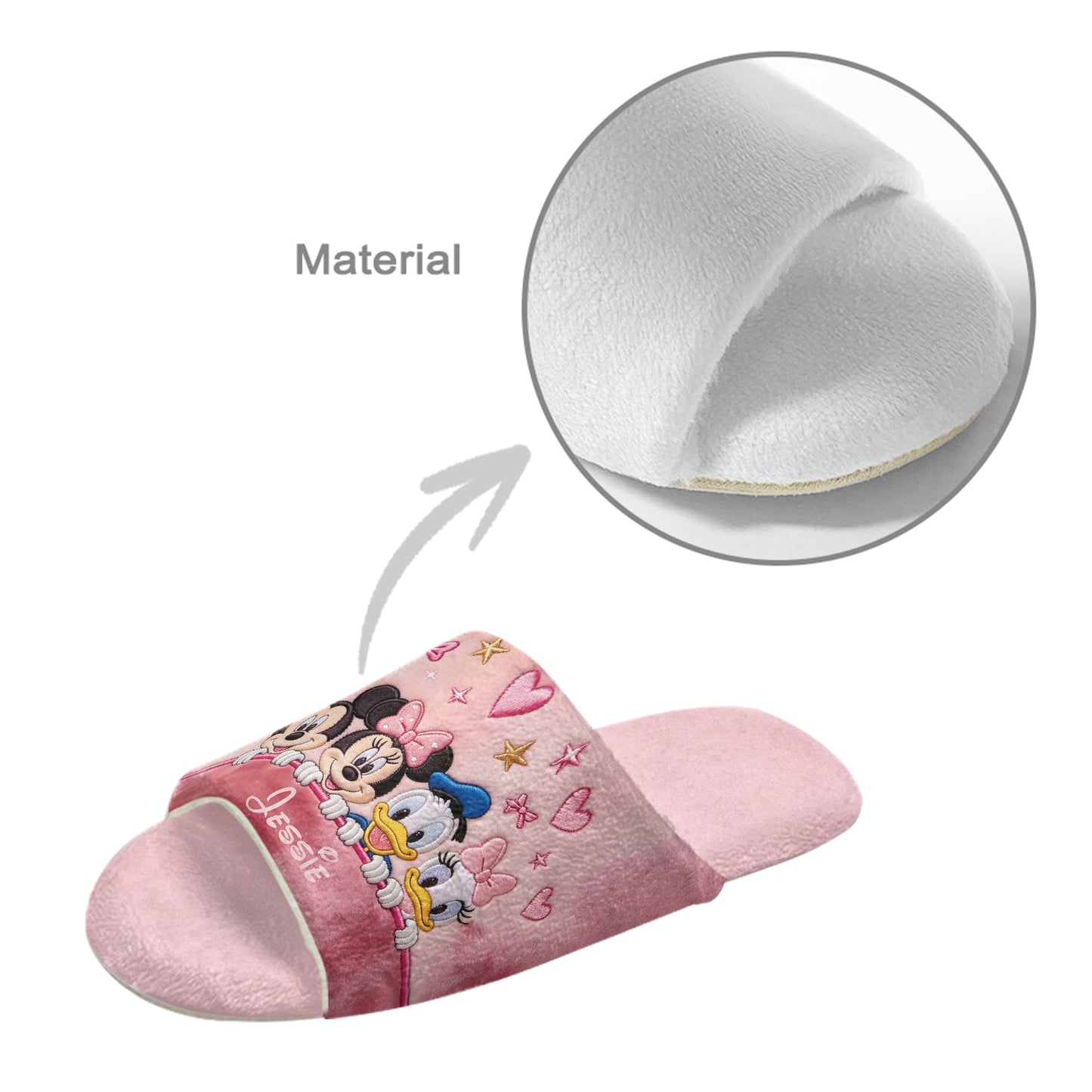 Love Magic - Personalized Dream Trip Open-Toe Slippers