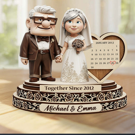 Married - Personalized Mouse Custom Shaped Acrylic Plaque