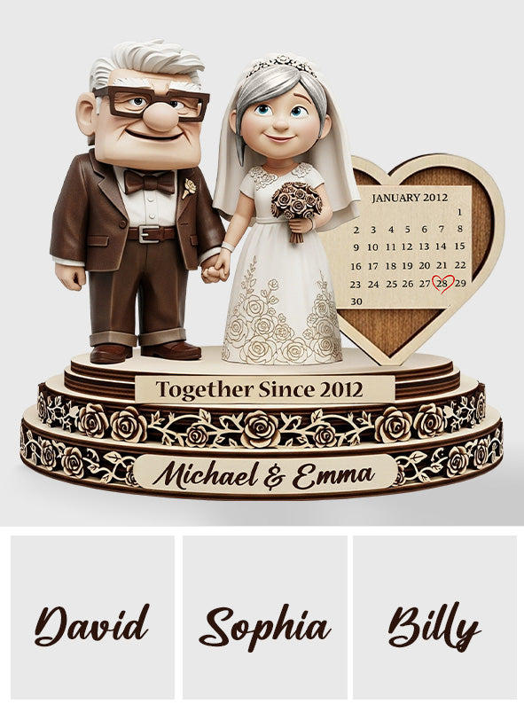Married - Personalized Mouse Custom Shaped Acrylic Plaque