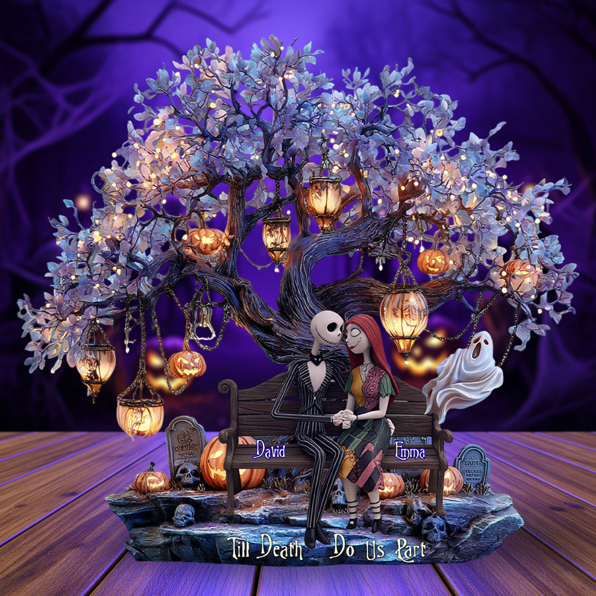 Till Death Do Us Part - Personalized Nightmare Custom Shaped Acrylic Plaque