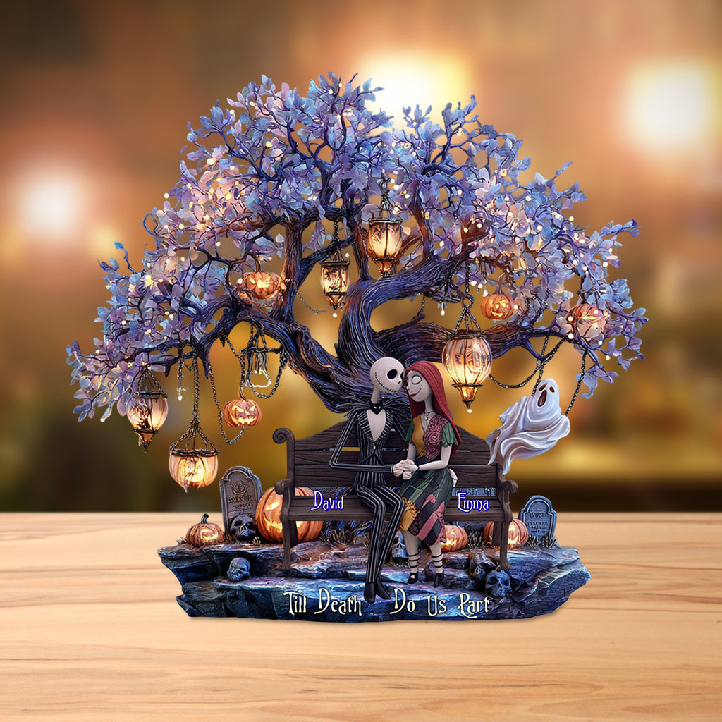 Till Death Do Us Part - Personalized Nightmare Custom Shaped Acrylic Plaque