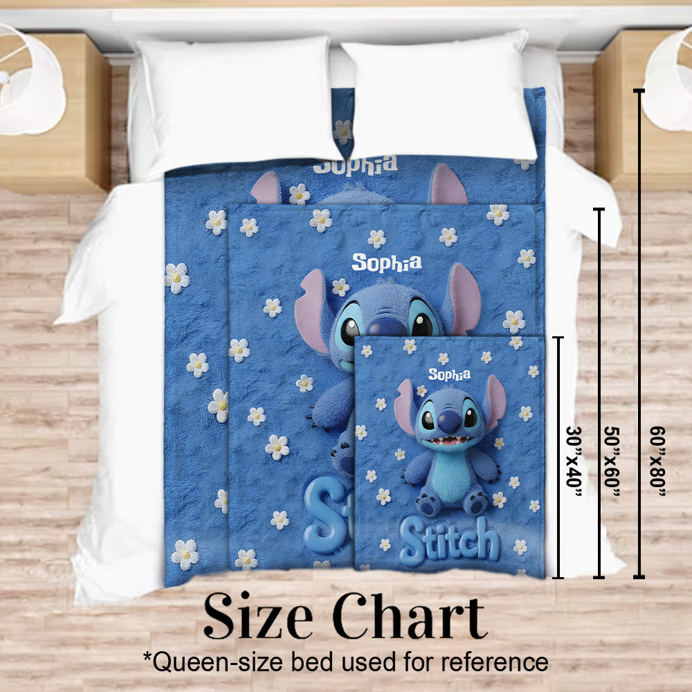 Fluffy Monster Effect - Personalized Ohana Blanket